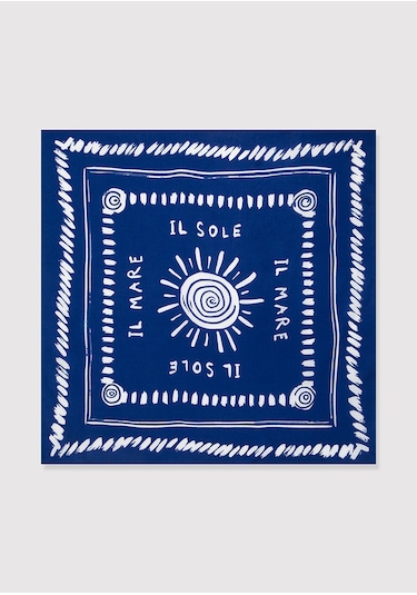 Mavi - Il Sole Baskılı Lacivert Bandana 1914346-30761