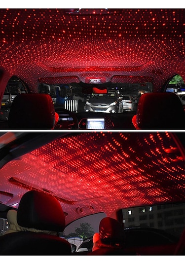 Araç Içi Usb Tavan Led Aydınlatma Disko Işık Star Light