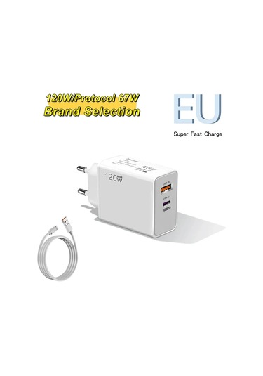 Maerknon120w Usb C Pd Hızlı Şarj Adaptörü İphone Uyumlu 16/15 Samsung Xiaomi Oneplus Seyahat Şarj Cihazı Dedistribütör Garantili