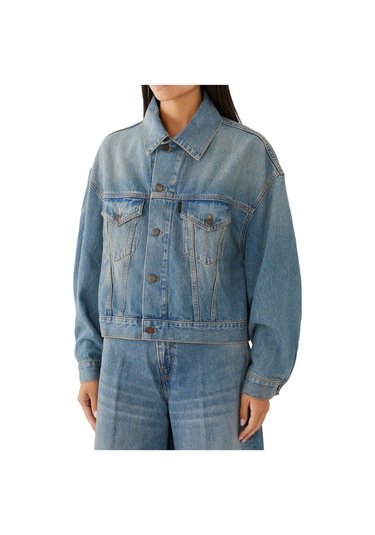 Haikure Denim Ceket Mavi