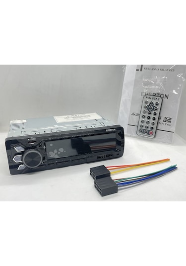 Everton Rt-3022 Çift Usb Usb-Sd-Fm-Aux Bluetooth Oto Teyp 4X60W