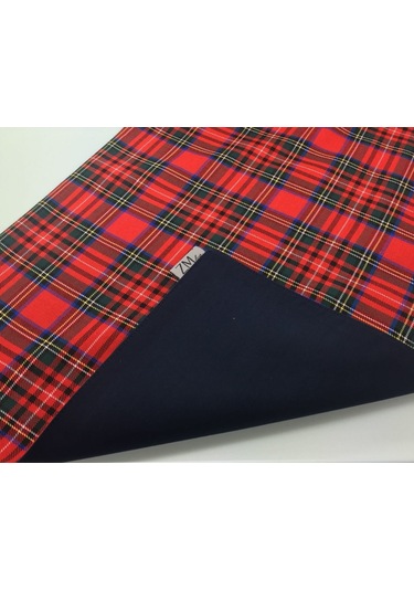 Amerikan Servis Kırmızı Ekose 2'li Set Diğer