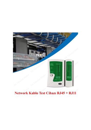 Rj45 Rj11 Cat5/6 Adsl Telefon Network Kablo Test Cihazı