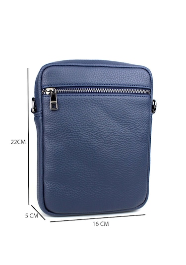 Erkek Askılı Postacı Çanta Omuz Çantası Lacivert