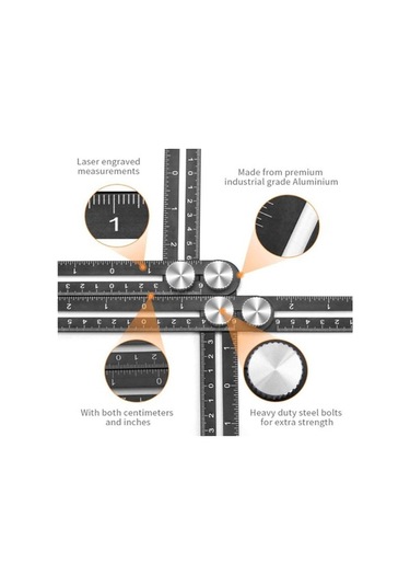 Supermarket1 Yüksek Hassasiyetli Fayans Delici & Konumlandırıcı Aleti - Multifonksiyonel