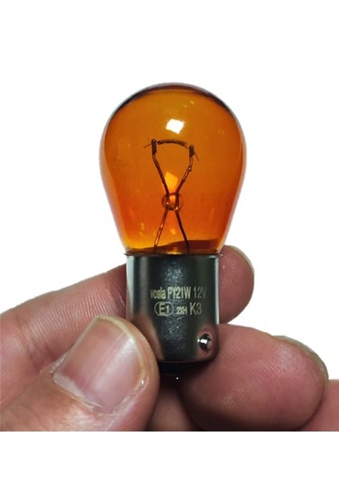 2 Adet Tek Duy Yakın Tırnak Sinyal Ampülü Py21w 12v Turuncu