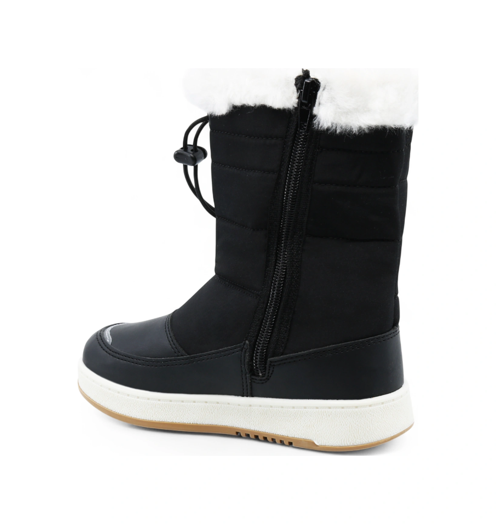 Khayt Belen Sıcak Astar Su Ve Soğuk Dayanıklı Ortopedik Kaymaz Taban Çocuk Bot Siyah