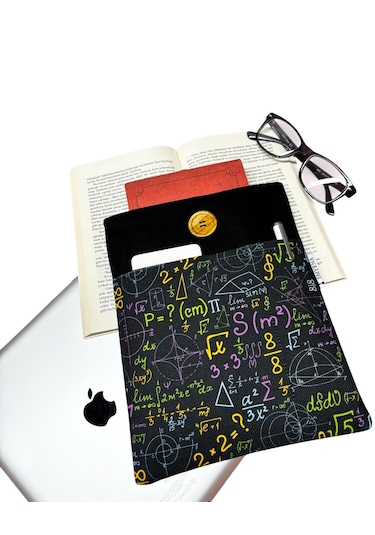 Kitap Kılıfı / Tablet Kılıfı / Çok Amaçlı Kılıf Matematik,formül Siyah