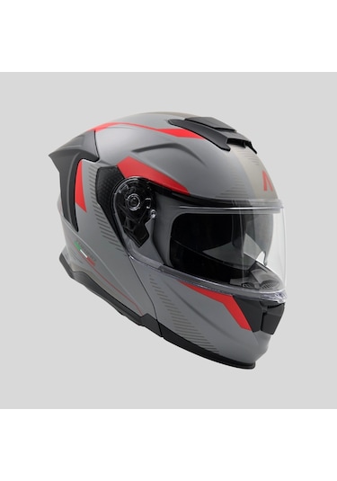 Arwic AR950 Torino Çene Açılır Ece-R 22.06 Motosiklet Kaskı Gri