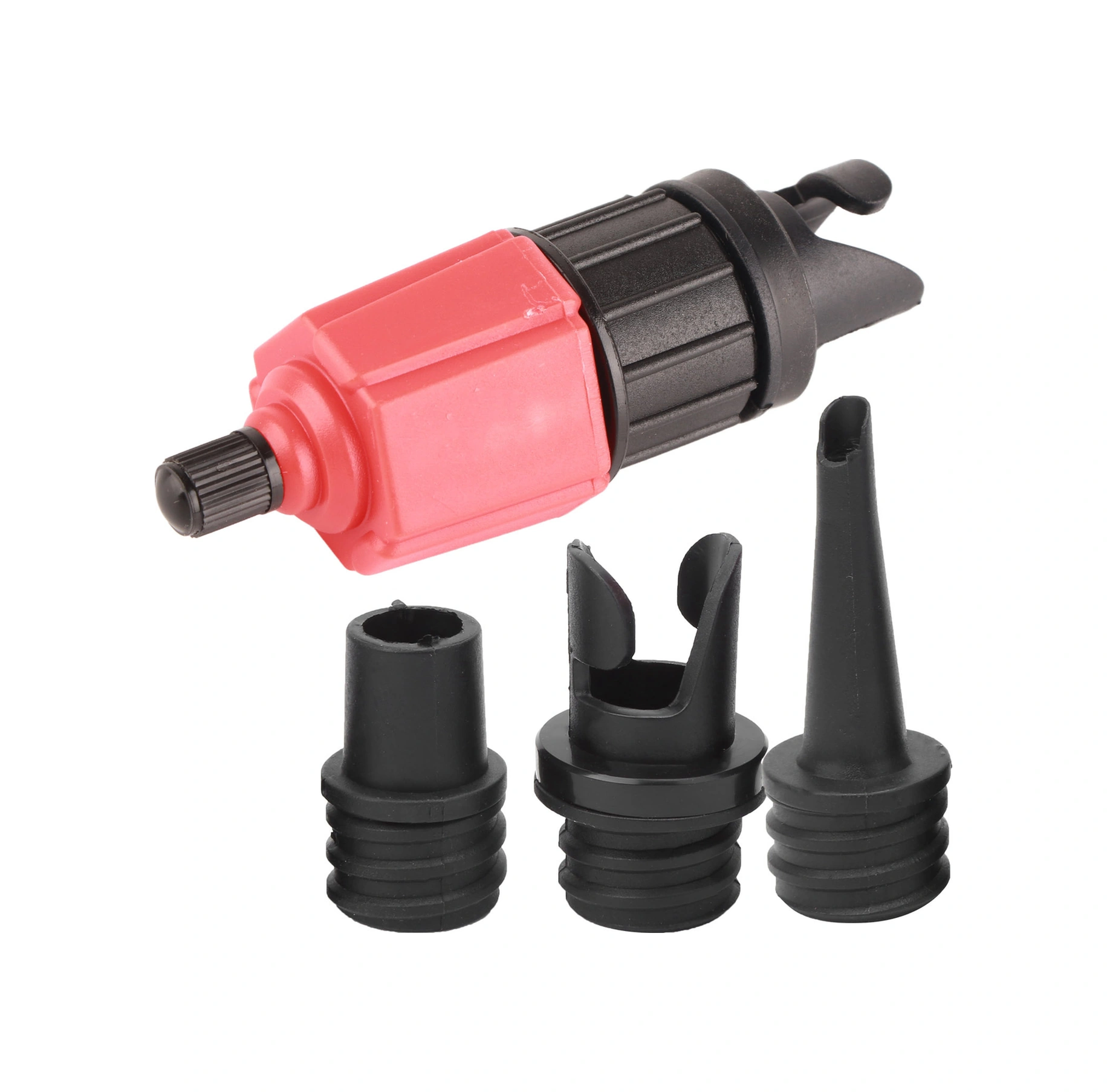 Vkemall Sup Valf Adaptörü - Nylon+alüminyum, 3 Farklı Bağlantı, Leak-proof - Sup, Kano, Lastik Bot, Havlu Yatağı İçin Hava Pompa Dönüştürücü