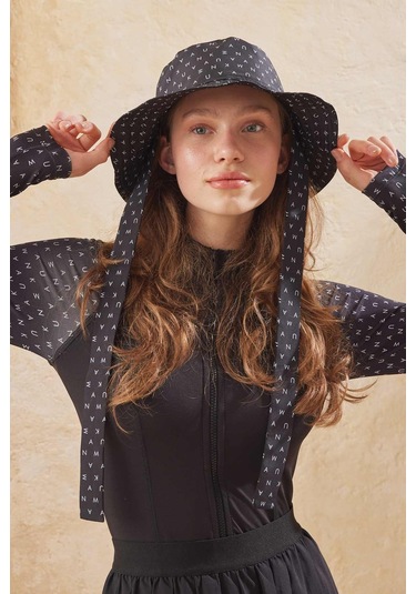 Manuka Bağlamalı Bucket Şapka Logo Çok Renkli