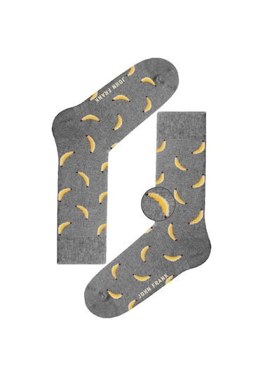 John Frank Fun Socks Uzun Çorap Multıcolor (488750851)-Std Siyah