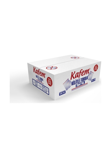 15 x 18 CM Kilitli Poşet / Naylon Torba ( 2.400 Adet ) - Kafem