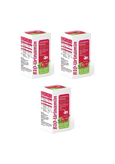 Bio Petactive Bio-urinamin Kedi Ve Köpekler İçin İdrar Yolu Sağlığı 40 Tablet 12 G X 3 Adet