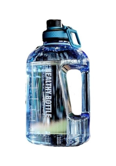 Wb 2200 Ml Büyük Kapasiteli Spor Su Şişesi 7aw8ud Açık Mavi