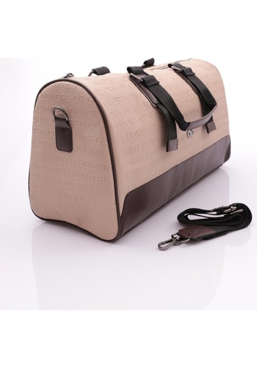 Dgn Arm209 Kadin Üstü Oval Seyahat Çantasi ARM209-2491-R146172 Açık Vizon