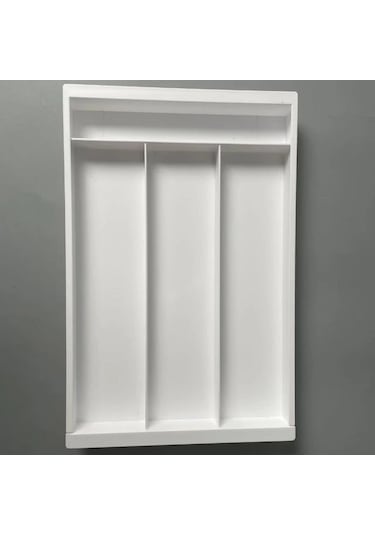 Trendooze Gaojunshop01 Beyaz 1 Adet Çekmeceli Genişletilebilir Organizatör Mutfak Kozmetik Kutusu Beyaz