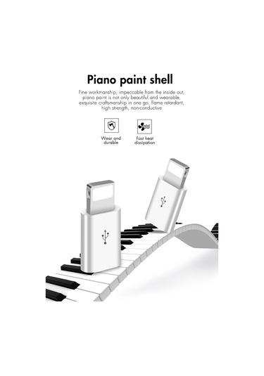 Otg Micro Usb To Iphone Lightining Çevirici Dönüştürücü Adaptör