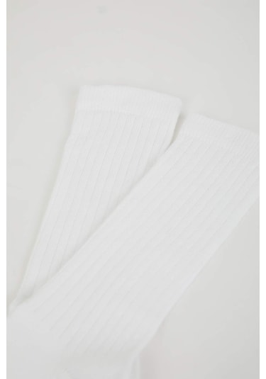 Defacto Kız Çocuk 2'li Pamuklu Uzun Çorap C2921A8NSWT1