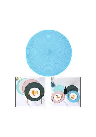 Suntek Parti Tezgahı Düğün Mavisi Için Masa Servis Mavi Mavi