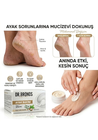 Dr. Bronos Bitkisel Ayak Bakım Kremi 150 ML