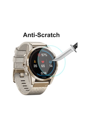 Garmin Fenix 7s İçin 2 Adet Enkay 0.2mm 9h Temperli Cam Ekran Koruyucu Film İzle