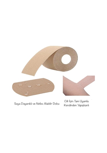 Göbek Destekleyici Bant Mavi Renk-9064711279712