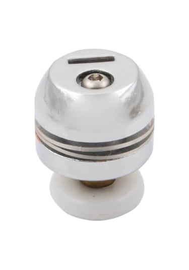 Panel Duş Duşakabin Eksantrik Metal Rulman Tekerleri Gümüş