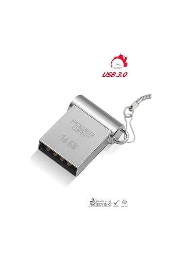 Powerway Mini 16 GB USB 3.0 Metal Flash Bellek