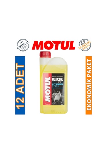 Motul Motocool Expert -37 Derecec 1 Lt - Motosiklet Sarı Antifriz 12