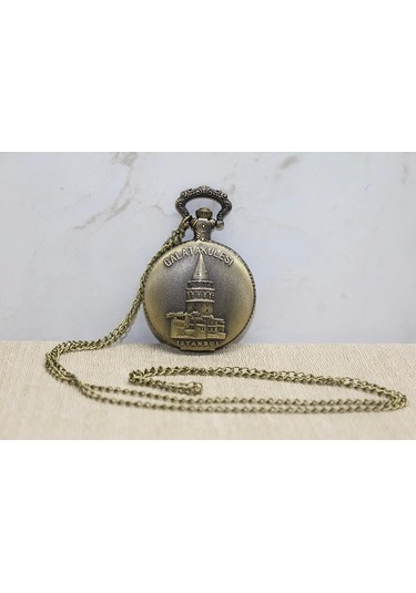 Galata Kulesi Tasarımı Köstekli Saat Alk4383 Çok Renkli