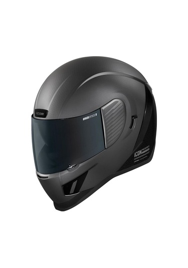 Icon Airform Counterstrike Mıps Kapalı Motosiklet Kaskı Mat Gümüş