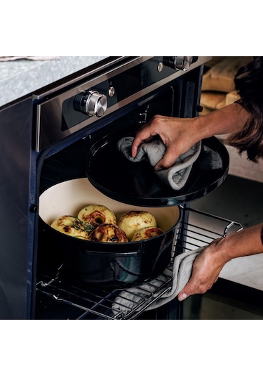 Kitchenaid Cc006061 Döküm Demir Tencere 26 Cm Onyx Siyah