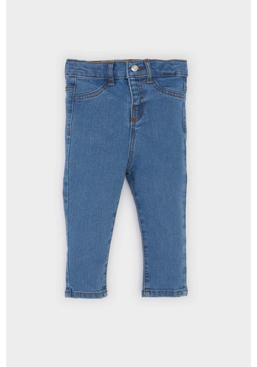 Defacto Erkek Bebek Regular Fit Düz Paça Pantolon B6744a526spbe394 Mavi-be394