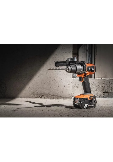 AEG BSB 18C3BL-502C Kömürsüz 5ah Çift Akülü Darbeli Matkap - T4935478939