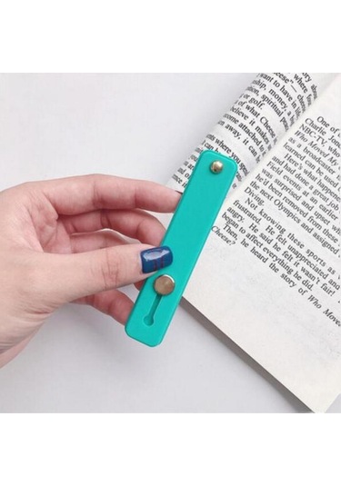 Beyaz Akıllı Telefon İçin Ayarlanabilir Basit Renkli Silikon Taşınabilir Stand Tutucu Telefon Braketi