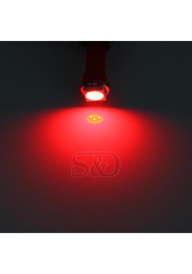 Beyaz 10 Adet T5 1 Smd Kırmızı Dashboard Kama Led Araba Ampul Lamba 74 Dash Led Araba Ampülleri İç Işıklar Araba Işık Kaynağı Park 12v