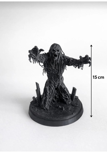Karanlık Ruh Figürü 3d Baskı Fantastik Dekoratif Heykel 15cm
