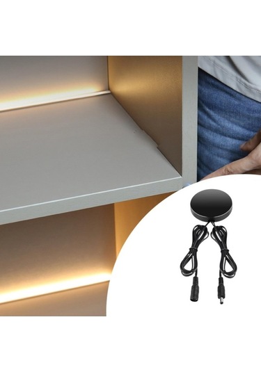 Pazly V Suntek Siyah Dokunmatik Led Dimmer Anahtarı Kısılabilir 12 Yj