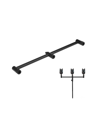 Qingmipy Balıkçılık M3/8 Vida 36cm Alüminyum Rakuru - Uyarlanabilir Olta Askısı, Hafif Ve Korozyon Direnci, Alarm Ve Rest Uyumlu
