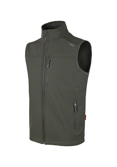Evolite Krypton Softshell Yelek - Haki Siyah - Vizon