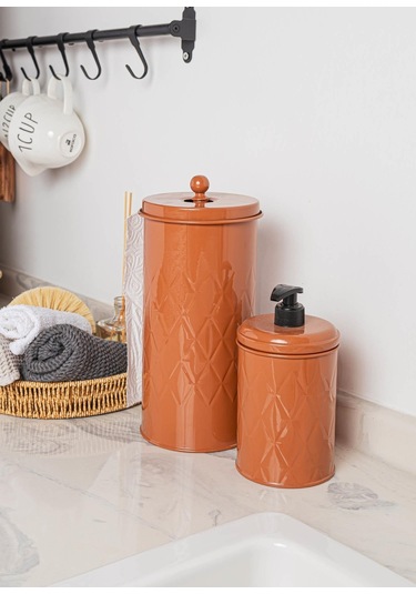 The Mia Prizma Sıvı Sabunluk Terracota 500 Ml