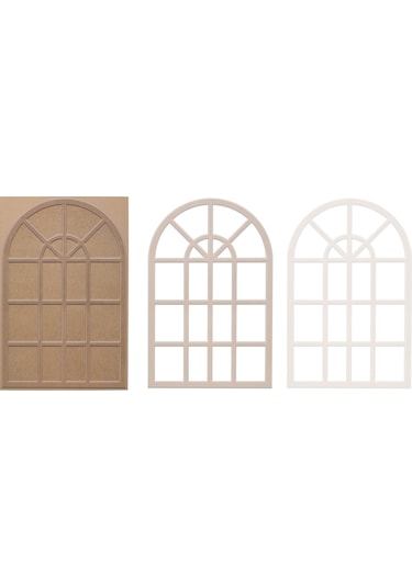 Ayna Çerçeve Boyamalık ( 65X100 Cm ) Duvar Çerçeve Ham Mdf(407228579) Ahşap