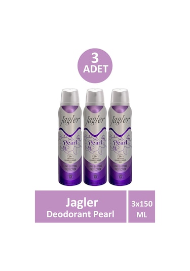 Jagler Deo Pearl Women 150 Ml 3 Adet