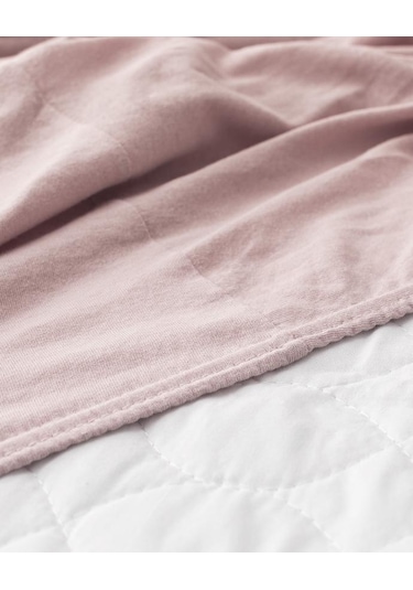 Madame Coco King Size Lastikli Pamuk Penye Çarşaf Mürdüm