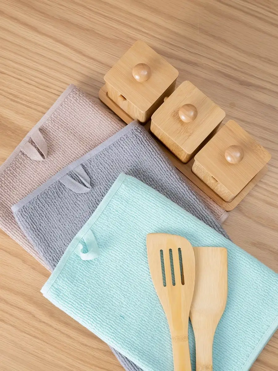 Vasilisa Mutfak Havlusu Desenli - Havlu 30x60 Cm 3'lü Set 162542979 Naneli