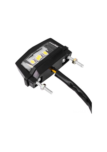 Xindoker Motosiklet İçin Siyah Mini Led Kombinasyon Arka Feneri - Plaka Işığı, Yürüyüş Işığı, Dayanıklı Plastik Kasa, Kolay Kurulum