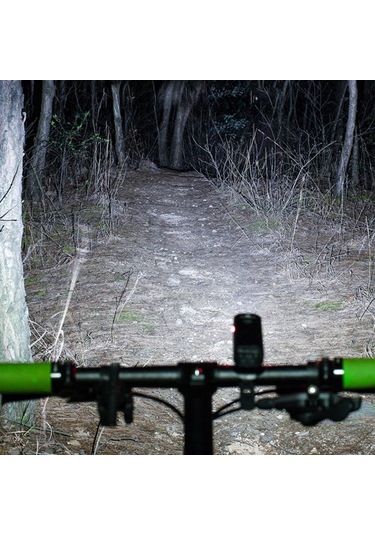 Soulader Usb Şarjlı Bisiklet Farı Ve Arka Kırmızı Led Işık Seti, Gece Sürüşleri İçin Güvenli Aydınlatma Siyah