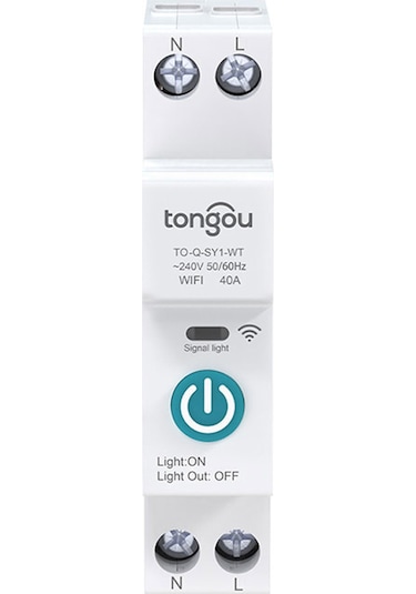 Lemestar Akıllı Wifi Devre Kesici - Tuya Uygulaması İle Uzaktan Kontrol, Zamanlayıcı Ve Döngü Modları Tuya Wifi