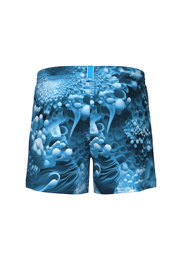 Arena Water Prints Beach Erkek Mavi Deniz Şortu 007159720 Mavi
